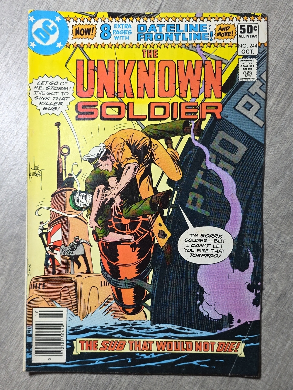 Unknown Soldier 244 (VF+) Bob Haney, Dick Ayers 1980 DC Comics c205